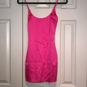 Oh Polly Hot Pink Mini Dress